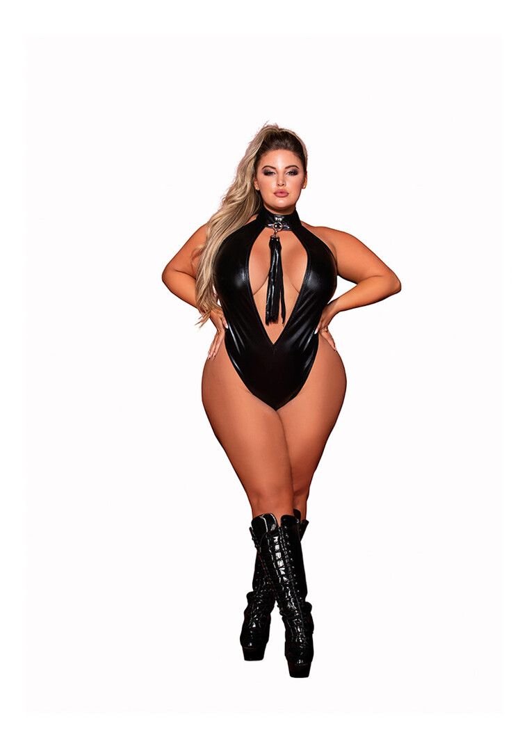 Teddy halter de cuero falso, Dreamgirl