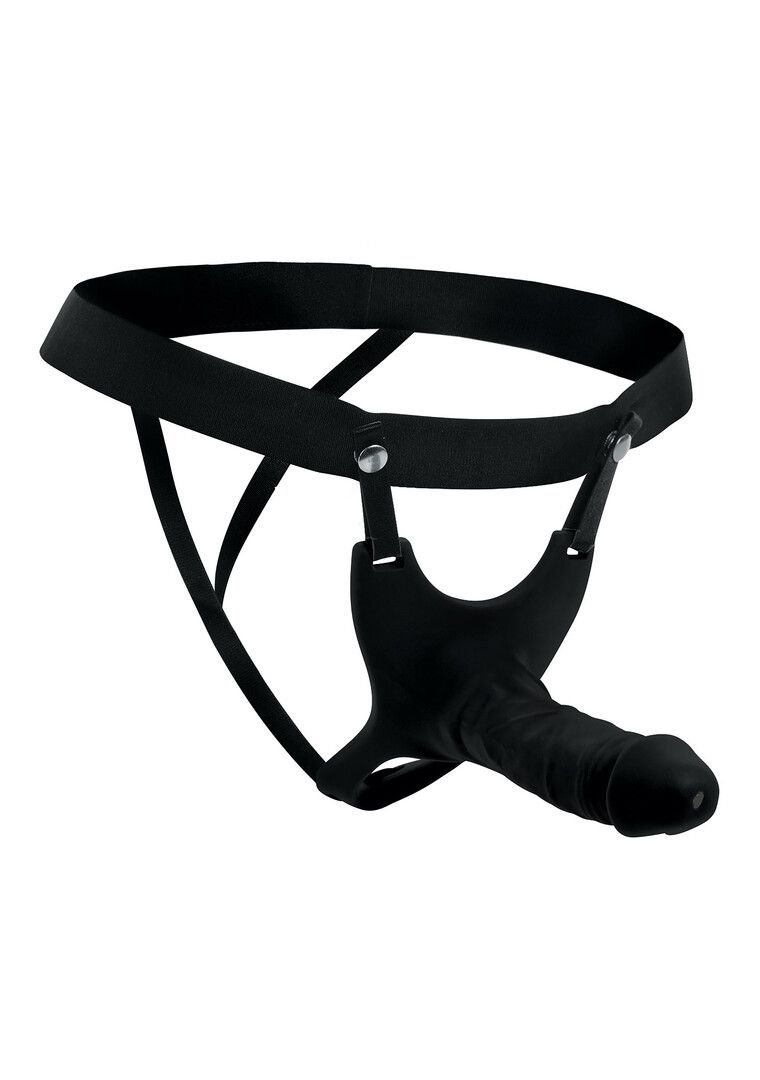 XR Brands SM Hollow Silicone Strap-On Harness