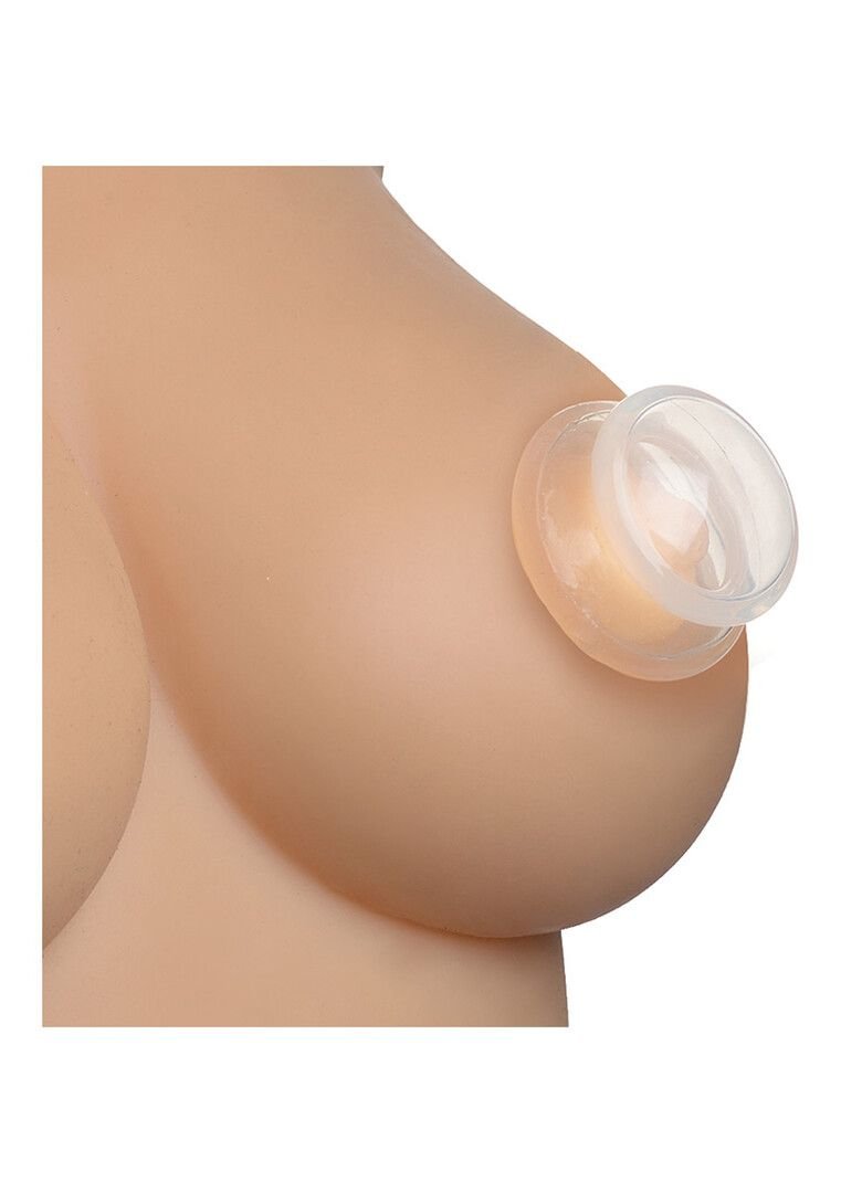 Succionadores de pezón de silicona clara ajuste compacto XR Brands