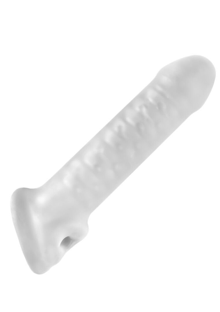 Funda de pene PerfectFitBrand Fat Boy Thin clara 16,5cm extendida
