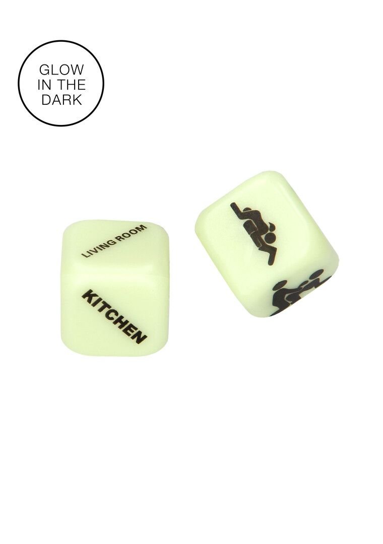 Dados de juego nocturno luminoso S-Line para parejas