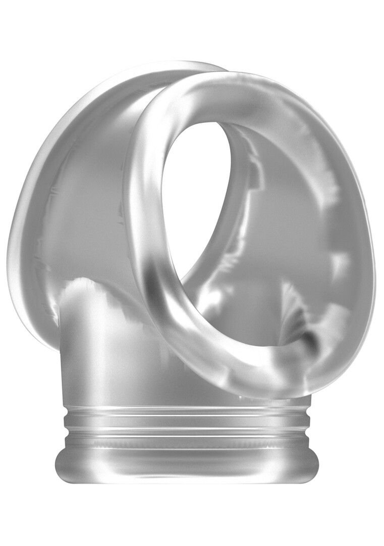 Cockring con ball strap Sono by Shots transparente discreto