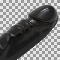 Doc Johnson Jr. Veined Double Header 30cm Negro, imagen 4