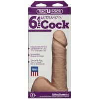 Doc Johnson Realistic Slim Vac-U-Lock Dildo, imagen 3