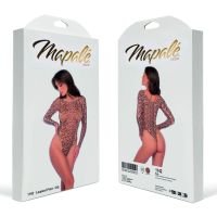 Mapalé Body Malla Leopardo Mangas Largas, imagen 2