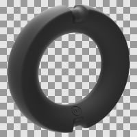 Anillo híbrido metal silicona Doc Johnson Paradox 45mm