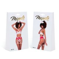 Mapalé Disfraz Enfermera con Tanga de Encaje y Ligueros, imagen 2