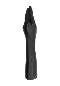All Black Dildo Fisting Mano y Brazo 39 cm, imagen 3