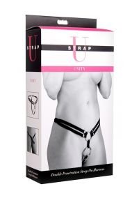 XR Brands Unity Double Penetration Strap-On Harness, Dual Ring System, imagen 2