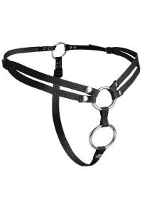 XR Brands Unity Double Penetration Strap-On Harness, Dual Ring System, imagen 3