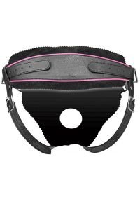 XR Brands Flamingo Low-Rise Strap-On Harness, Rosa, Ajustable, imagen 4