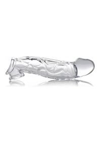 Extensor de pene XR Brands transparente cabeza abultada 5cm, imagen 3
