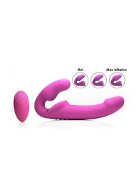 XR Brands Evoke Ergo Fit Inflatable Strapless Strap-On, imagen 4