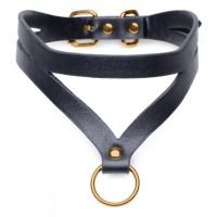 XR Brands Collar Bondage Baddie de Cuero Anillo O