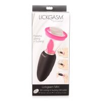 XR Brands Lickgasm Mini Vibrador Lengua Succión, imagen 2