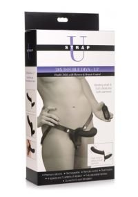 XR Brands Double Diva Two-Way Vibrating Strap-On, Control Remoto, imagen 2
