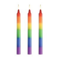 Set velas goteo pride arcoíris XR Brands