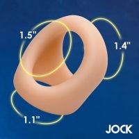 Anillo cock y testículos Curve Toys silicona, tres tamaños, imagen 5
