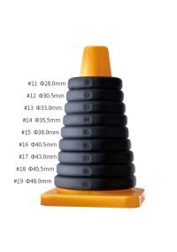 PerfectFitBrand Play Zone Xact-Fit 9-Ring Cock Ring, imagen 3