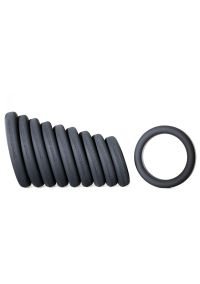 PerfectFitBrand Play Zone Xact-Fit 9-Ring Cock Ring, imagen 4