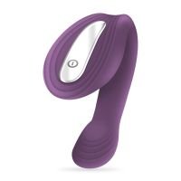Crushious Pleasuriser Remote-Control Vibrator, Púrpura, imagen 3