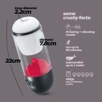 Crushious Slurpy Couples Stroker, Transparente, imagen 6