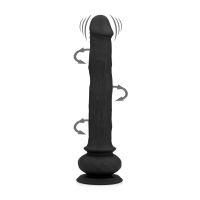 Cabalgador de onda realista Fist It vibrante negro