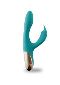 Vibrador conejo flexible Maiatoys Skyler con diseño curvado