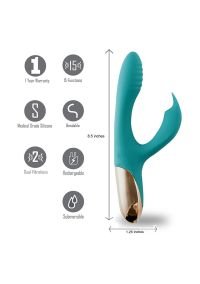 Vibrador conejo flexible Maiatoys Skyler con diseño curvado, imagen 4