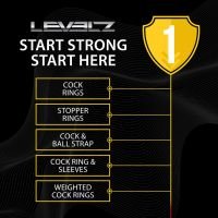Levelz Small Liquid Silicone Cock Ring, imagen 5