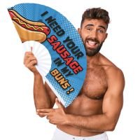Abanico de novedad divertida Salchicha M Proud, imagen 2
