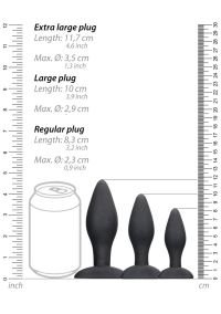 Ouch! Apex Butt Plug Set Multi-Punto, imagen 5