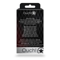 Ouch! Round Gem Metal Plug Pequeño Rubí, imagen 4