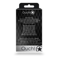 Ouch! Plug anal Round Gem de acero small diamante, imagen 4