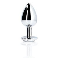 Ouch! Plug anal de acero Metal Diamond Large