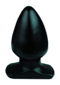 All Black Medium Plug Anal Suave PVC