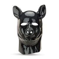 Capucha de Cerdo Latex Prowler Red con Hocico Moldeado
