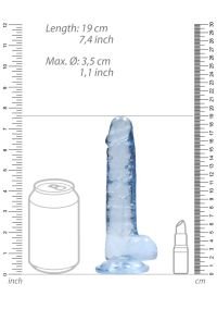 Dildo realista azul RealRock 15cm medio, imagen 5