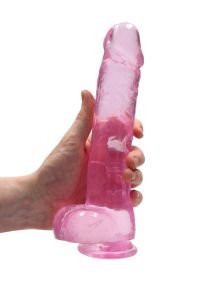 Dildo extra grande rosa RealRock 19cm, imagen 6