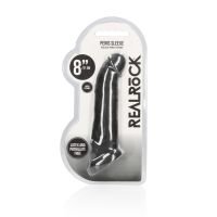 Funda de pene RealRock by Shots negra 20cm, imagen 2
