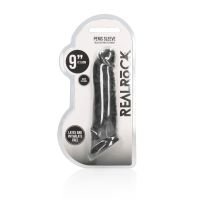 Funda de pene RealRock by Shots negra 23cm más larga, imagen 2