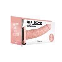 RealRock Hollow Strap-On without Balls, 20,5 cm, Más Grande, imagen 2