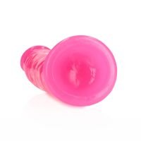 Dildo slim luminoso rosa RealRock 15cm, imagen 4