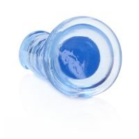 RealRock by Shots Dildo Recto Crystal Clear Azul 14cm, imagen 4