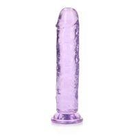 RealRock by Shots Dildo Recto Crystal Clear Morado 18cm, imagen 3