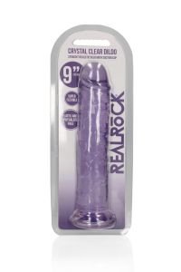 RealRock Dildo Realista Morado con Ventosa, 23 cm, imagen 2