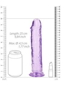 RealRock Dildo Realista Morado con Ventosa, 23 cm, imagen 5