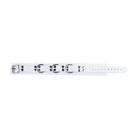 Red Leather collar ultra band blanco, imagen 2