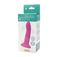 SinsFactory Stylish Compact Liquid Silicone Dildo, Pequeño, Fucsia, 13,5 cm, imagen 2