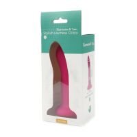 SinsFactory Stylish Compact Liquid Silicone Dildo, Pequeño, Fucsia, 13,5 cm, imagen 3